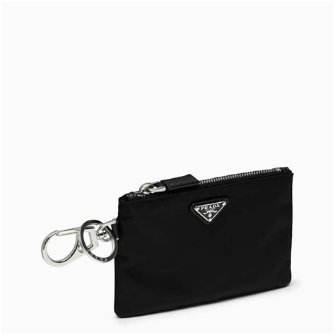 prada key holder pouch|prada nylon keychains.